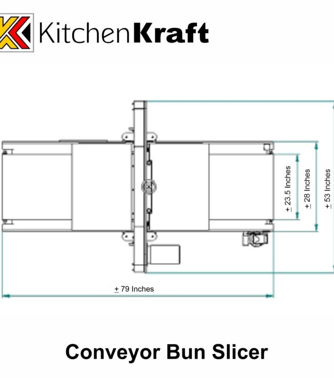 Conveyor Bun Slicer