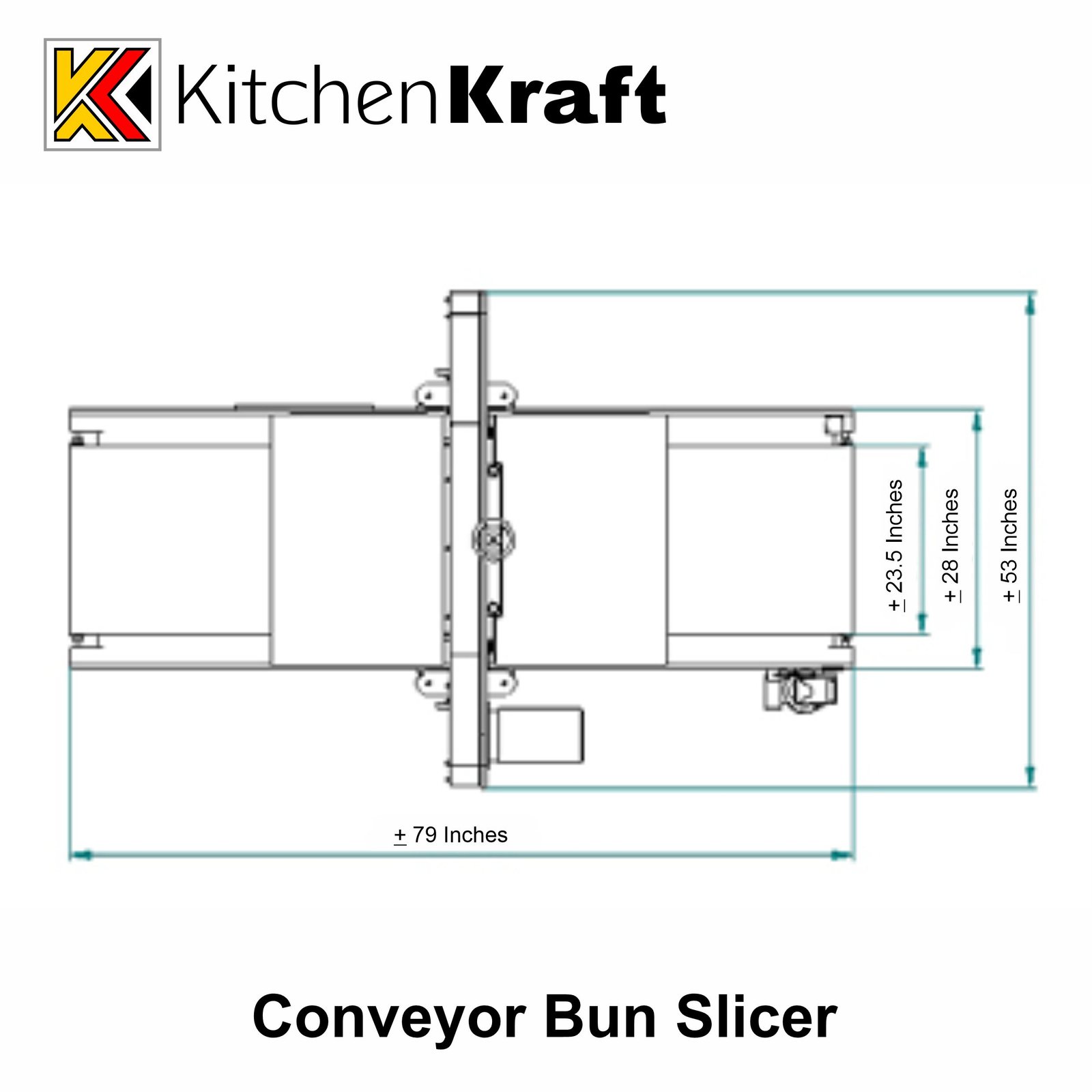Conveyor Bun Slicer