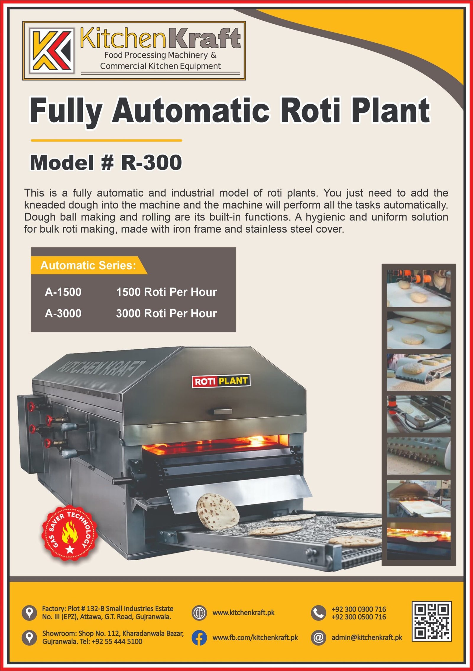 Fully Automatic Roti Plant
