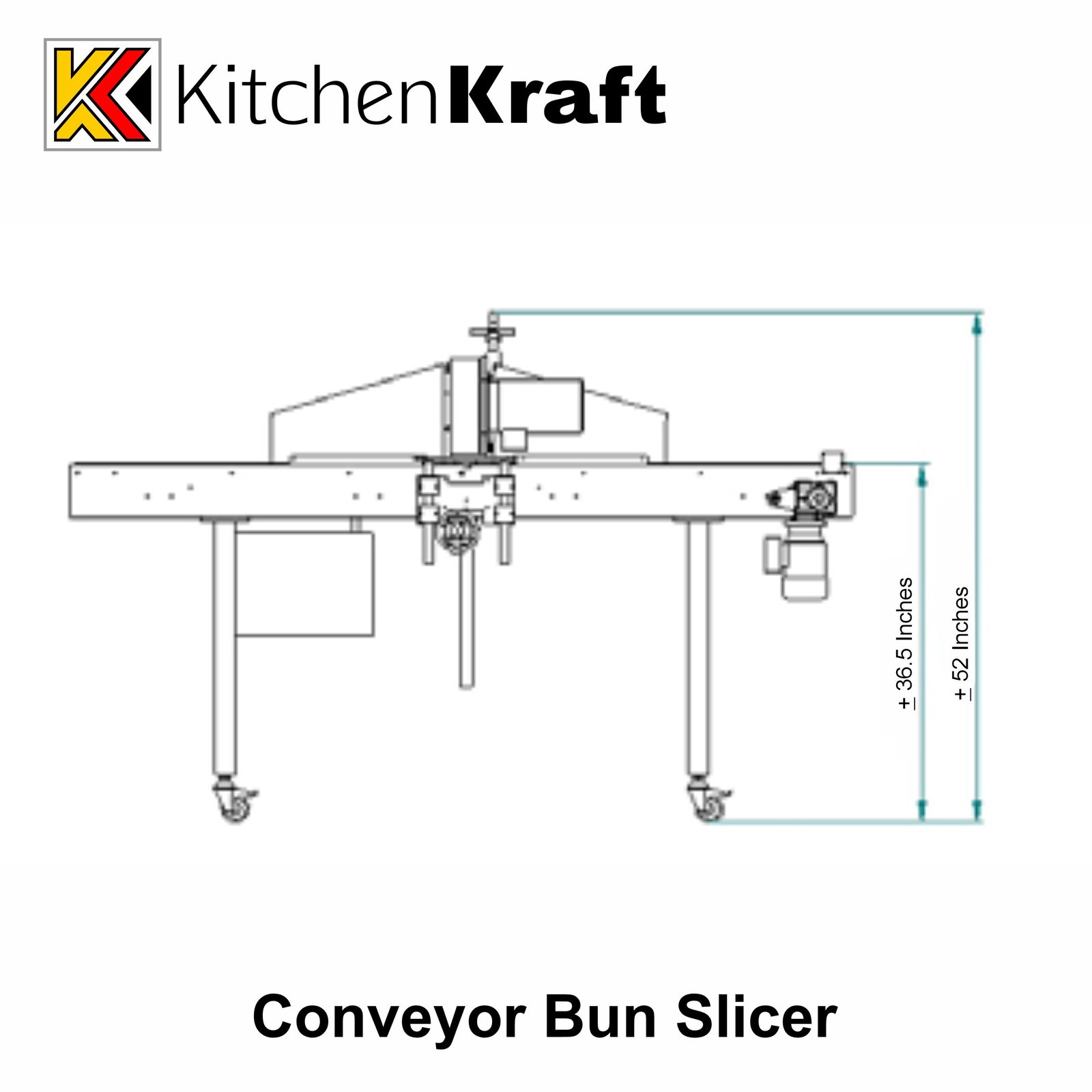 Conveyor Bun Slicer