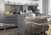 Domestic Stainless Steel Kitchen