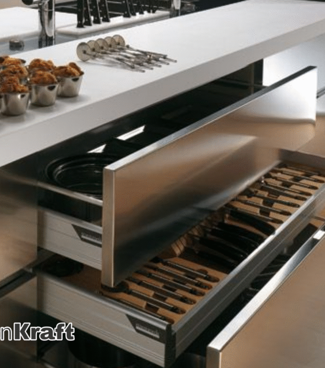 Domestic Stainless Steel Kitchen