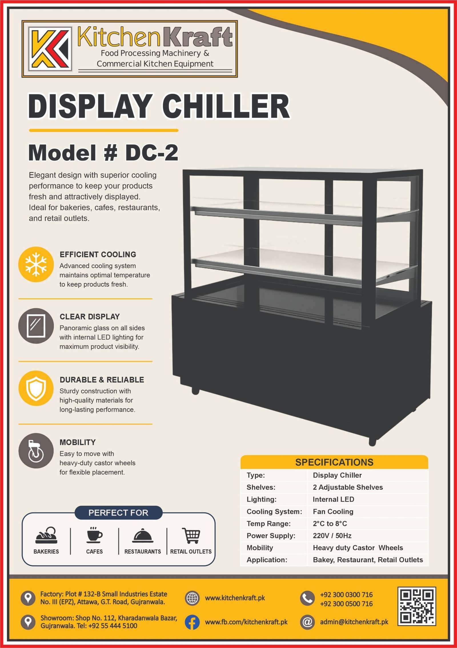 Commercial Display Chiller – DC-2