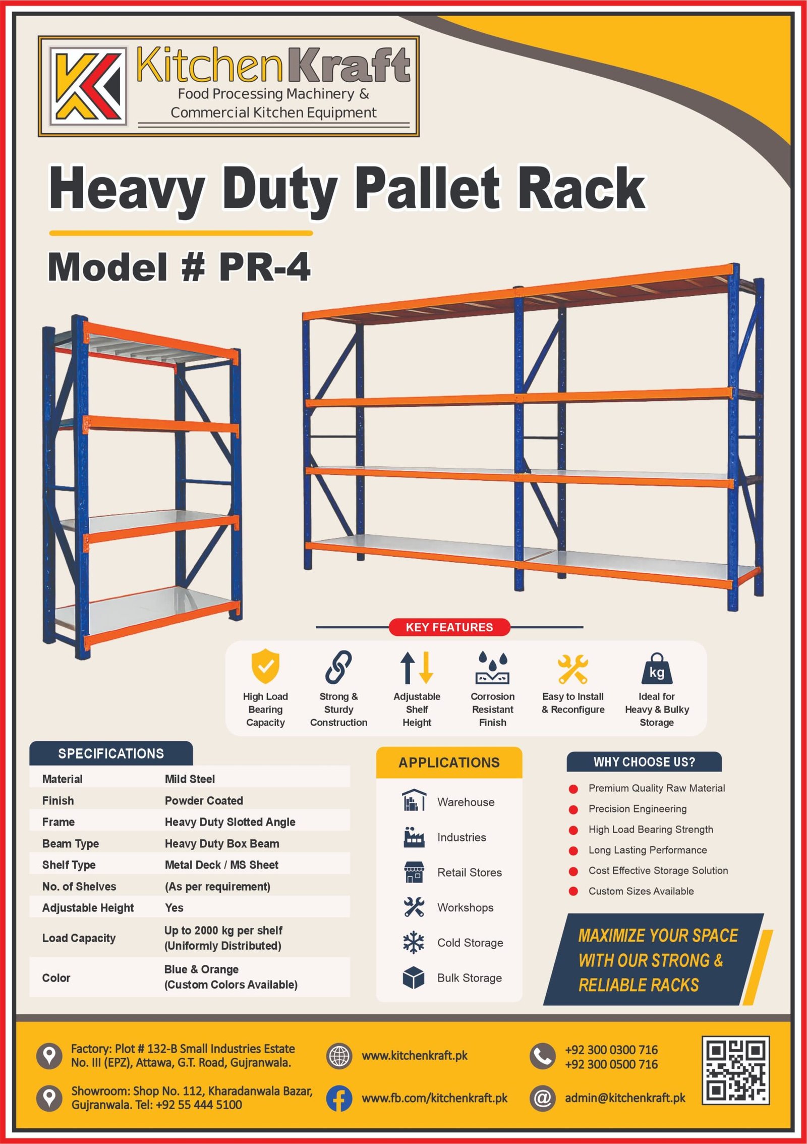 Heavy Duty Pallet Rack – PR-4