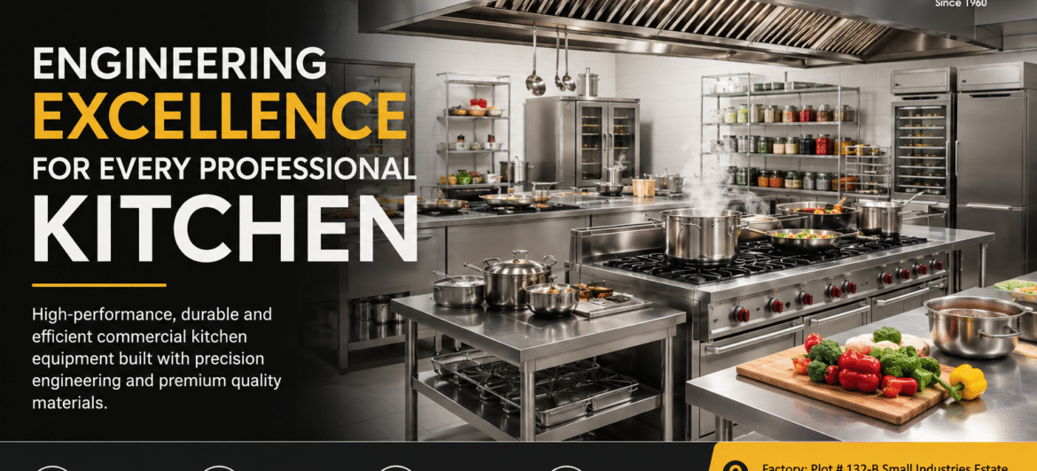 Commercial kitchen equipment in Pakistan by KitchenKraft