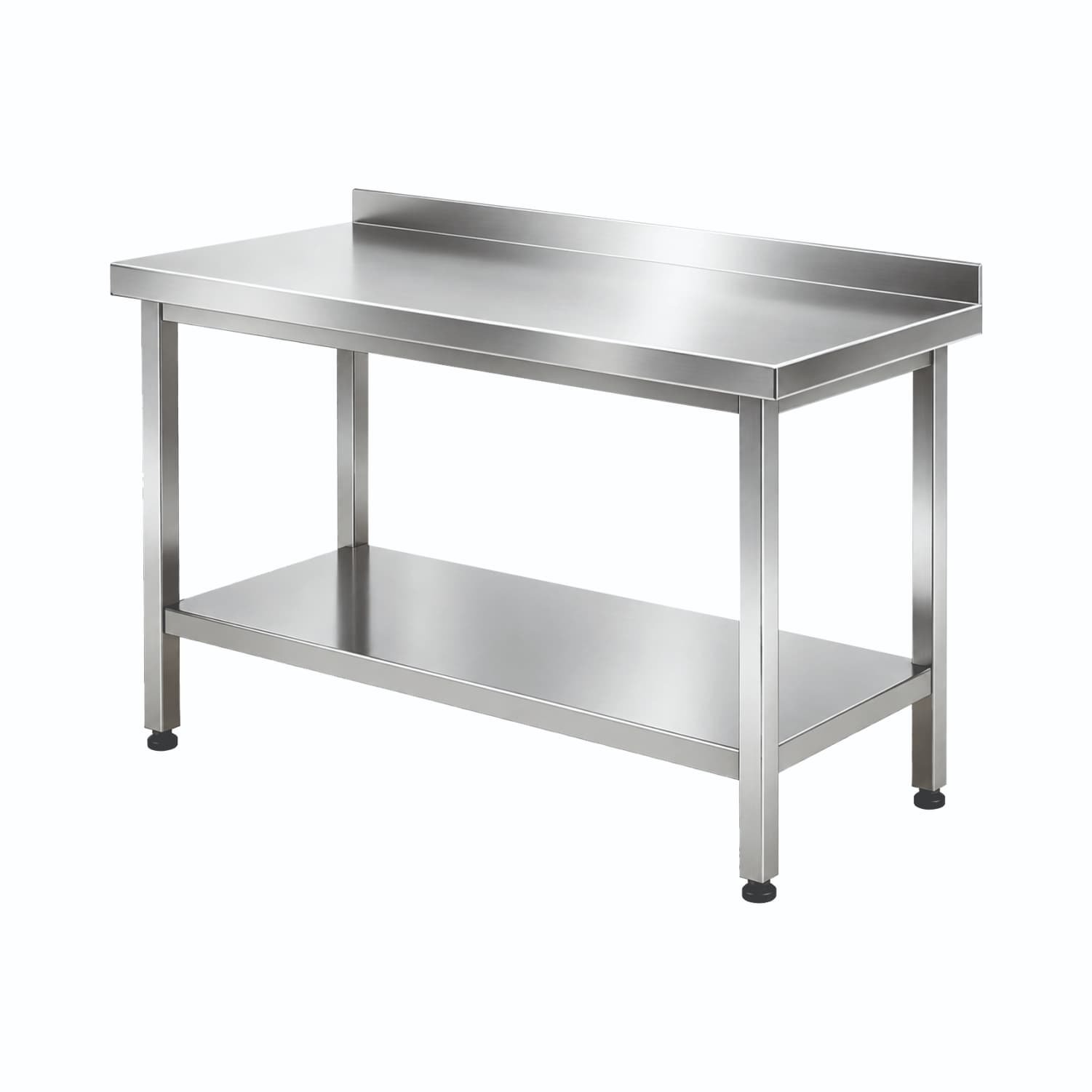 Kitchen Kraft Stainless Steel Work Table with Lower Shelf