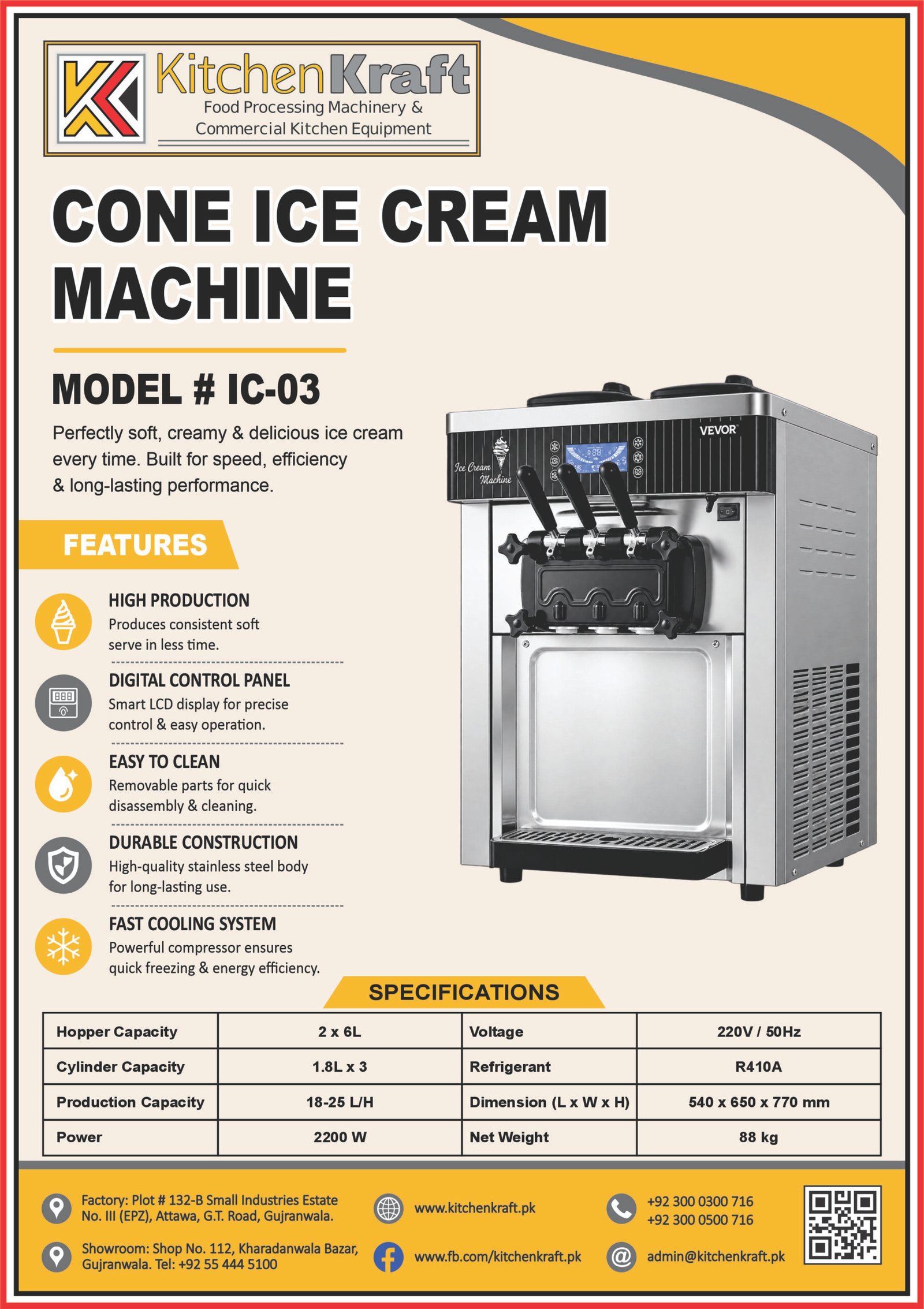 Single & Double Commercial Crepe Machine