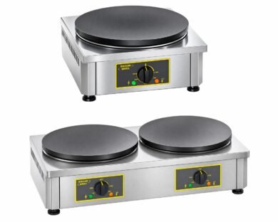 Commercial Crepe Machine single and double plate models