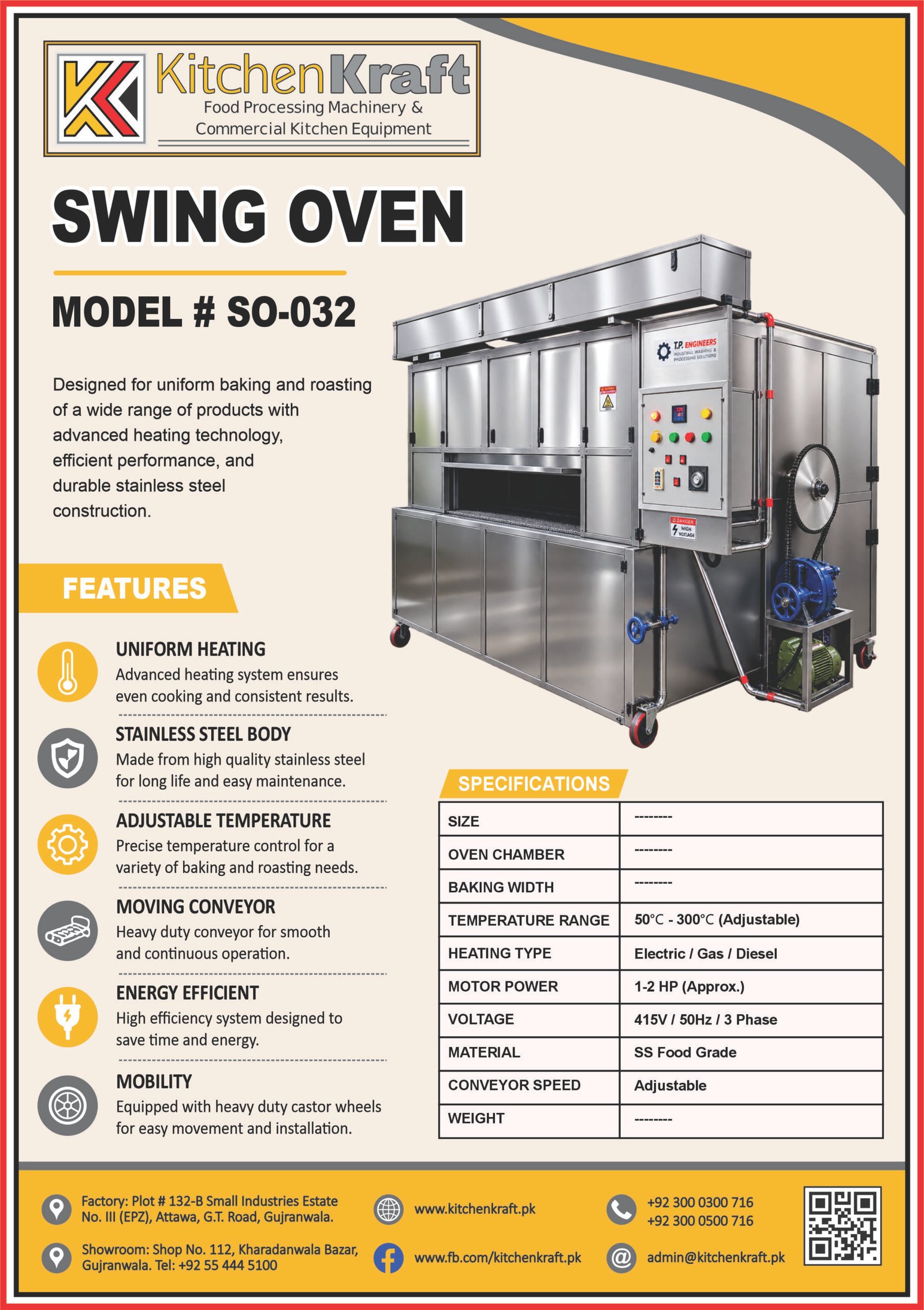Swing Oven – SO-032